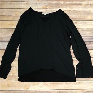 Loft black blouse